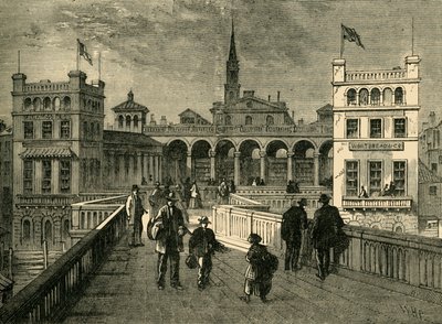 Hungerford Market, Köprüden, 1850, 1881. by Unbekannt