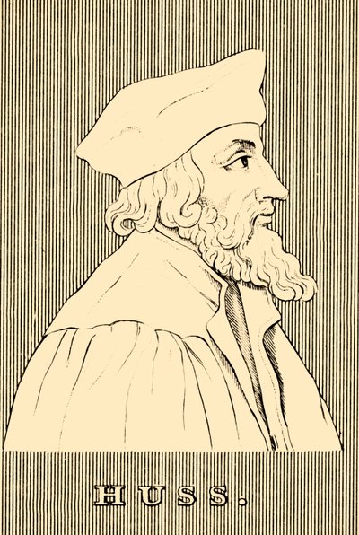 Huss, c1369-1415, 1830. by Unbekannt