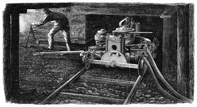 Demir Adam adlı hidrolik kömür kesme makinesi, 1867 by Unbekannt
