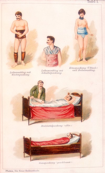 Hidroterapi tedavileri, c1902 by Unbekannt