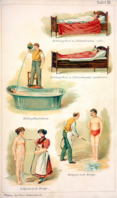 Hidroterapi tedavileri, c1902 by Unbekannt