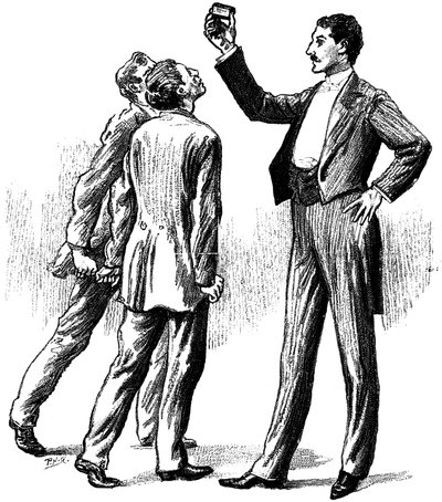 Bir kibrit kutusunun çektiği hipnotize edilmiş denekler, 1891 by Unbekannt