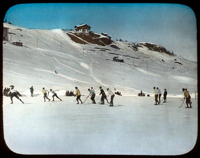 Buz hokeyi, St Moritz, İsviçre by Unbekannt