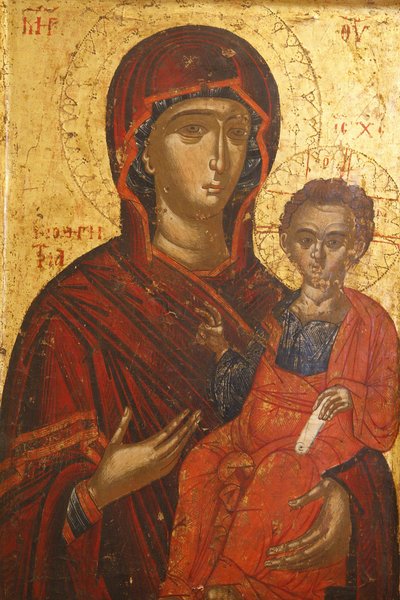 Simge : Sta Mary Hodigitria (16. yüzyıl), Berat, Albanie by Unbekannt