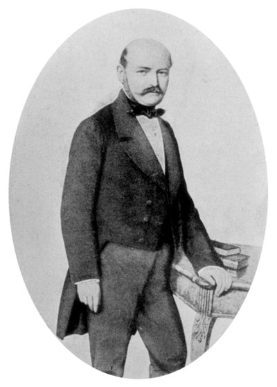 Ignaz Philip Semmelweis 1818-1865, Macar doğum uzmanı, 19. yüzyıl by Unbekannt