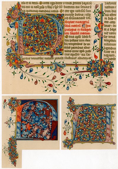 Işıklı ilk harfler, 1405-1415 by Unbekannt