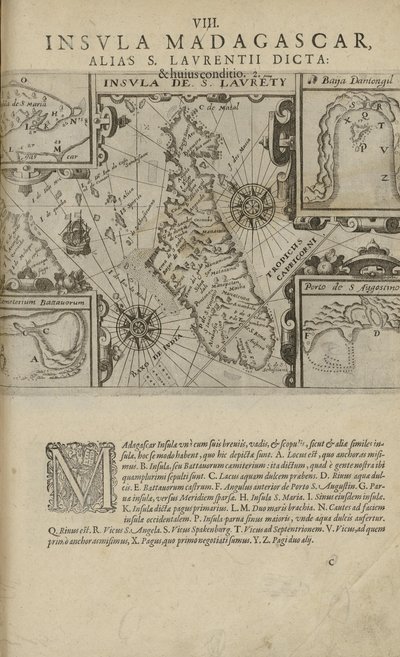 Yazarı bilinmeyen India Orientalis kitabından alınan ve Excudebat Matthaeus BeckerusFrancofurti tarafından yayınlanan çizim, 1598-1628 (de, 1601) by Unbekannt