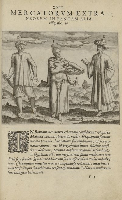 Bilinmeyen yazar tarafından Hindistan Orientalis kitabından alınan ve Excudebat Matthaeus Beckerus tarafından yayınlanan illüstrasyon by Unbekannt