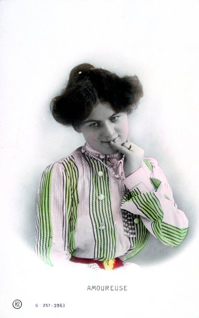 Aşık, Fransız Kartpostalı, c1900 by Unbekannt