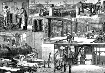 Kraliyet Arsenalinde, Woolwich, c1880 by Unbekannt