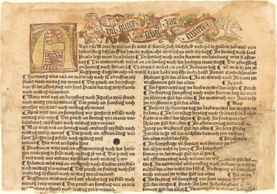 İlk A ve Yeni Yıl Dileği, 1483. by Unbekannt