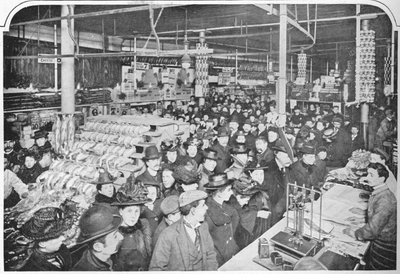Büyük bir erzak deposunun içinde, Hammersmith, Londra, 1901 1903 by Unbekannt