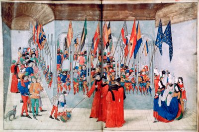 Kaskların muayenesi, 1488-1489 by Unbekannt