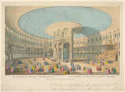 Ranelagh Bahçesinde İç Görünüm, Rotunda by Unbekannt