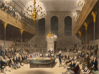 Avam Kamarası İçişleri, Westminster, Londra, 1809 by Unbekannt