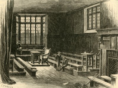 Eski Okul Odasının İçi, 1898. by Unbekannt