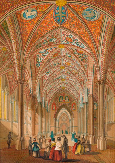 Tapınak Kilisesi'nin içi, c1845, 1864 by Unbekannt