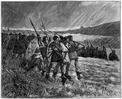 Alanların veya Vizigotların istilası, Galya, 5. yüzyılın başları 1882-1884 by Unbekannt