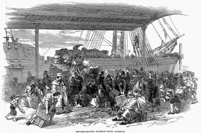 Waterloo Docks, Liverpool, 1850