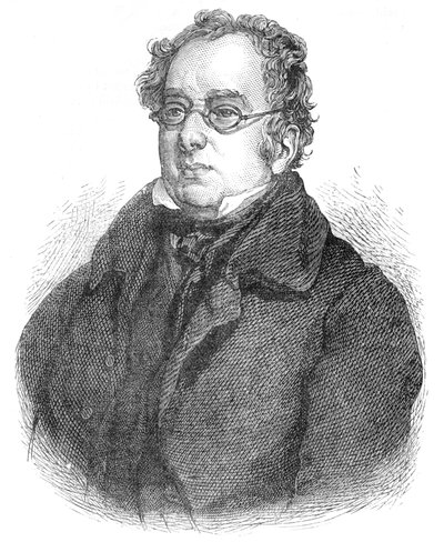 Isaac DISraeli, İngiliz yazar ve bilim adamı, c1840 1878 by Unbekannt