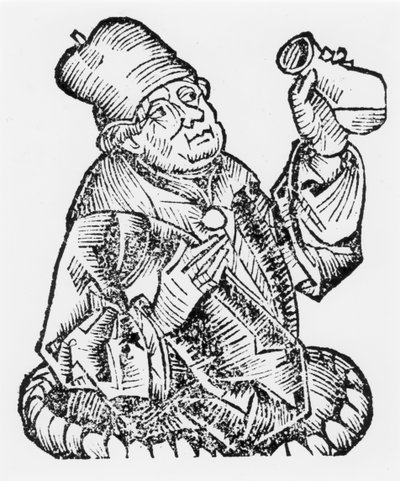 Isaac Judaeus, Tunus hükümdarlarının doktoru, 9.-10. yüzyıl 1493 by Unbekannt