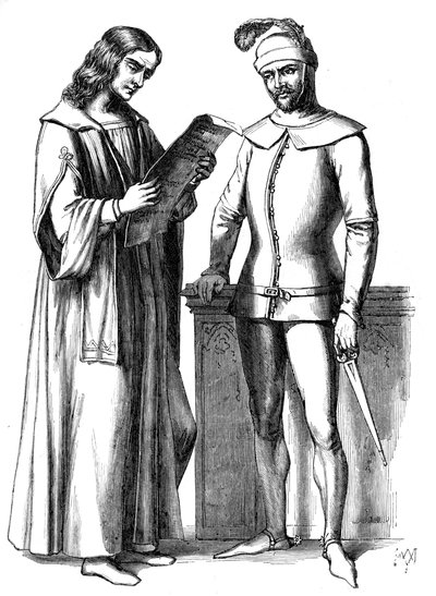 15. yüzyıl 1849 İtalyan kostümleri by Unbekannt
