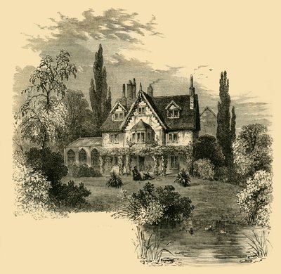 Ivy Cottage, Highgate, 1825, c1876. by Unbekannt