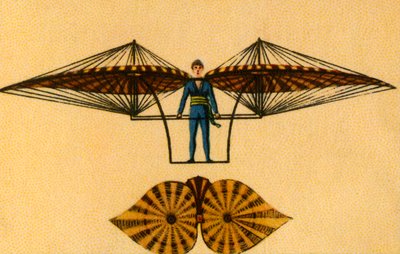 Jacob Degens uçan makine, 1808, 1932. by Unbekannt