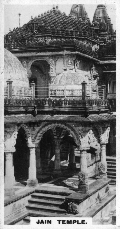 Jain tapınağı, Ahmedabad, Hindistan, c1925 by Unbekannt