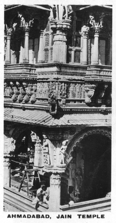 Jain tapınağı, Ahmedabad, Hindistan, c1925 by Unbekannt