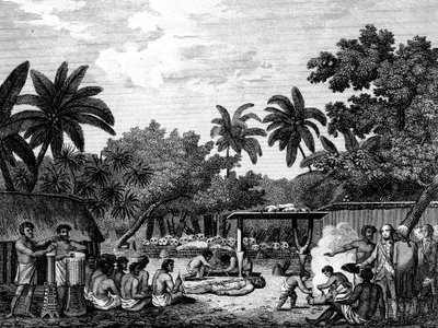 James Cook, İngiliz denizci, Taihiti Otaheite c1773 1815