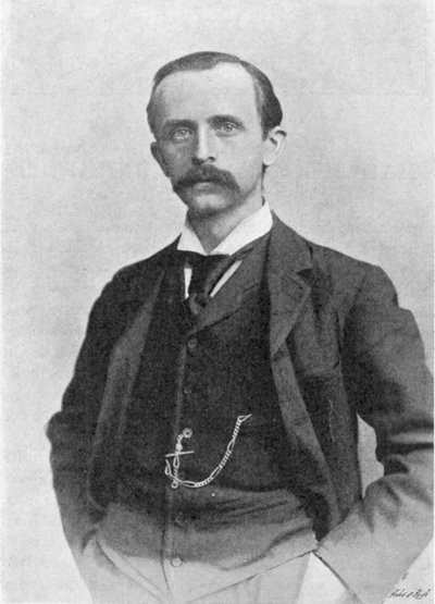James Matthew Barrie 1860-1937, İskoç oyun yazarı ve romancı, c1895 by Unbekannt