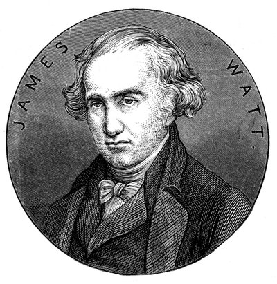 James Watt, İskoç mühendis ve mucit, 1876 by Unbekannt
