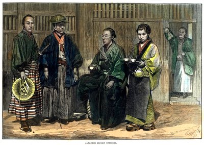 Japon eskort subayları, 1874 by Unbekannt
