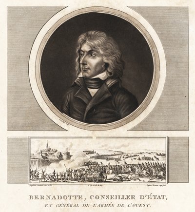 Jean-Baptiste Jules Bernadotte, Danıştay Üyesi, daha sonra İsveç ve Norveç Kralı Charles XIV John (1763-1844) by Unbekannt