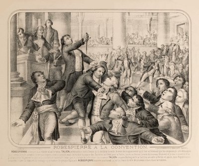 Jean-Lambert Tallien 9. Thermidor Ulusal Konvansiyonu tribününde..., 1794. by Unbekannt