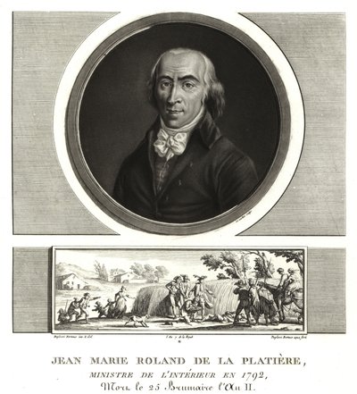 Jean Marie Roland de la Platiere, İçişleri Bakanı by Unbekannt