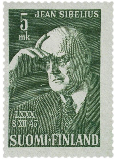 Jean Sibelius posta pulu, 1945 by Unbekannt