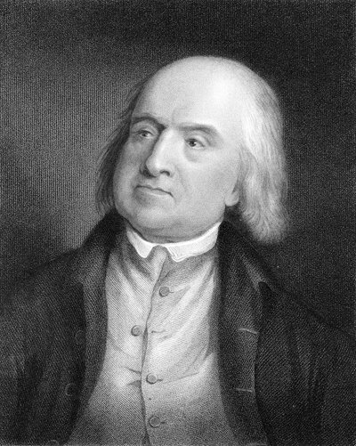 Jeremy Bentham, İngiliz sosyal reformcu ve filozof by Unbekannt