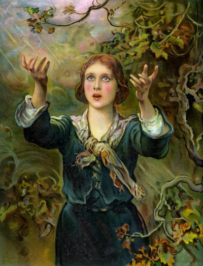 Joan of Arc, 15. yüzyıl Fransız vatansever ve şehit, 1906 by Unbekannt