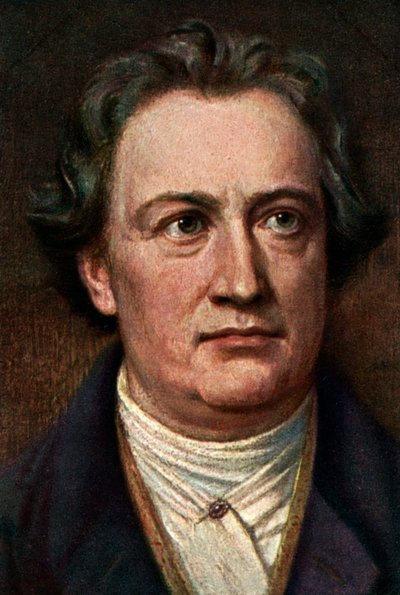 Johann Wolfgang von Goethe 1749-1832, Alman yazar, c1920