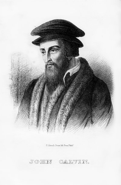 John Calvin, Fransız Hıristiyan ilahiyatçı, 1854 by Unbekannt