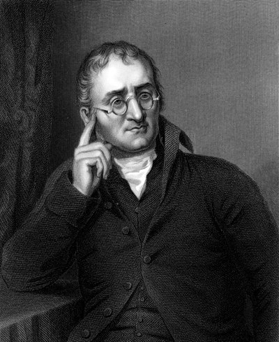 John Dalton, İngiliz kimyager, c1860 by Unbekannt