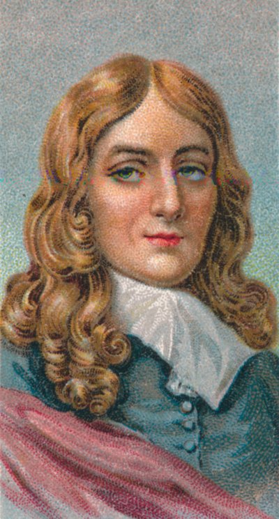 John Milton 1608-1674, İngiliz şair, 1924 by Unbekannt