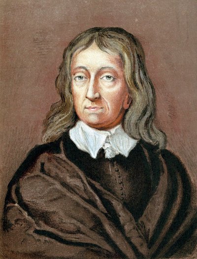 John Milton 1608-1674, İngiliz şair, c1645-1674 by Unbekannt