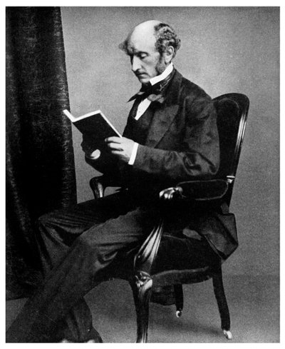 John Stuart Mill, İngiliz filozof ve sosyal reformcu, 19. yüzyıl 1956 by Unbekannt