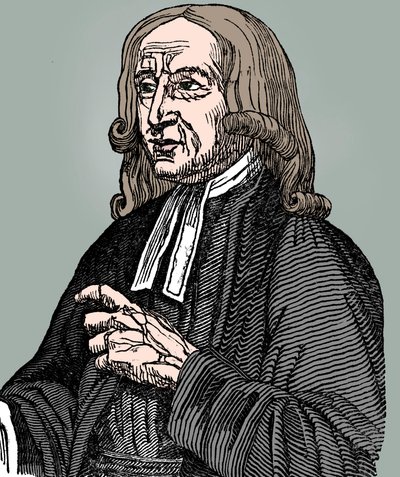 John Wesley, 18. yüzyıl İngiliz konformist olmayan vaiz, 1832 by Unbekannt