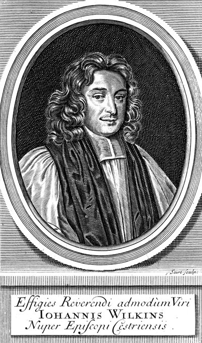 John Wilkins, 17. yüzyıl İngiliz din adamı ve astronomu by Unbekannt
