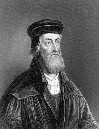 John Wycliffe, 14. yüzyıl İngiliz dini reformcusu, 1882 by Unbekannt