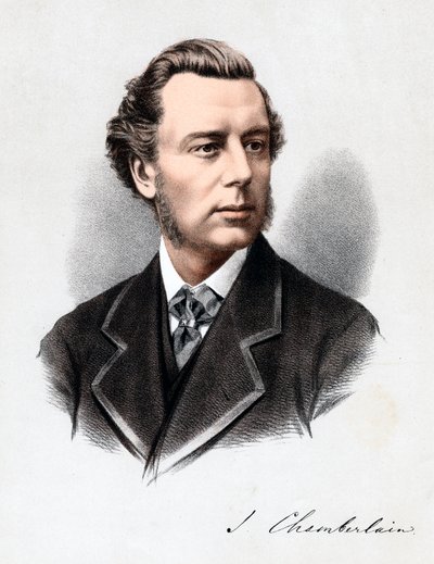 Joseph Chamberlain, İngiliz politikacı, c1880. by Unbekannt